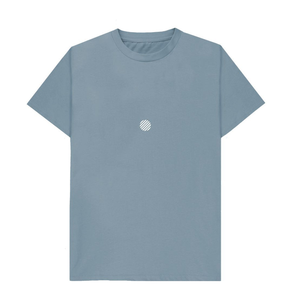 Stone Blue The White Logo T-Shirt